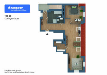 Grundriss - Beeindruckender Praterblick